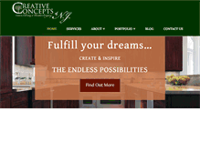 Tablet Screenshot of creativeconceptsnj.com